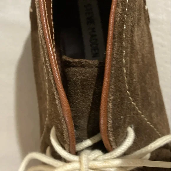 🥾Steve Madden Mens Durvish Chukka Boot Dark Brown Suede Size:9 - Picture 5 of 10
